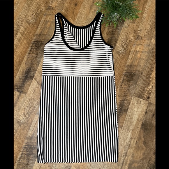 Rebecca Minkoff Brady Jersey Tank Dress Striped - Picture 1 of 9